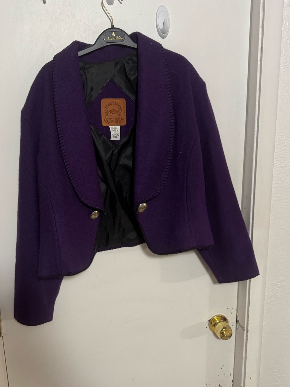 Midwest Garment Co Vintage Western Wool Blazer Jacket
